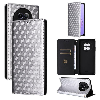 Cubic Grid Texture Flip Leather Phone Case, For Realme 12 5G / 12x 5G, For Realme Narzo 70 Pro 5G / 12+ 5G, For Realme 12 Pro 5G / 12, For Realme 12+ 5G, For Realme Note 50 4G / C5, For Realme 11 4G Global, For Realme 11 5G Global / 11X 5G             ...