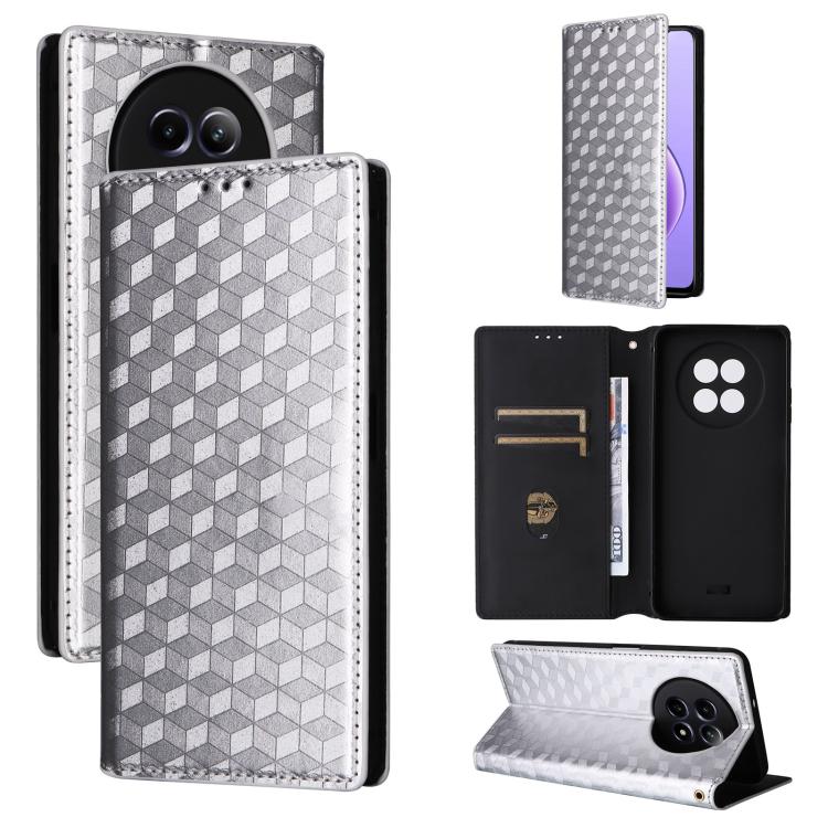Cubic Grid Texture Flip Leather Phone Case, For Realme 12 5G / 12x 5G, For Realme Narzo 70 Pro 5G / 12+ 5G, For Realme 12 Pro 5G / 12, For Realme 12+ 5G, For Realme Note 50 4G / C5, For Realme 11 4G Global, For Realme 11 5G Global / 11X 5G             ...