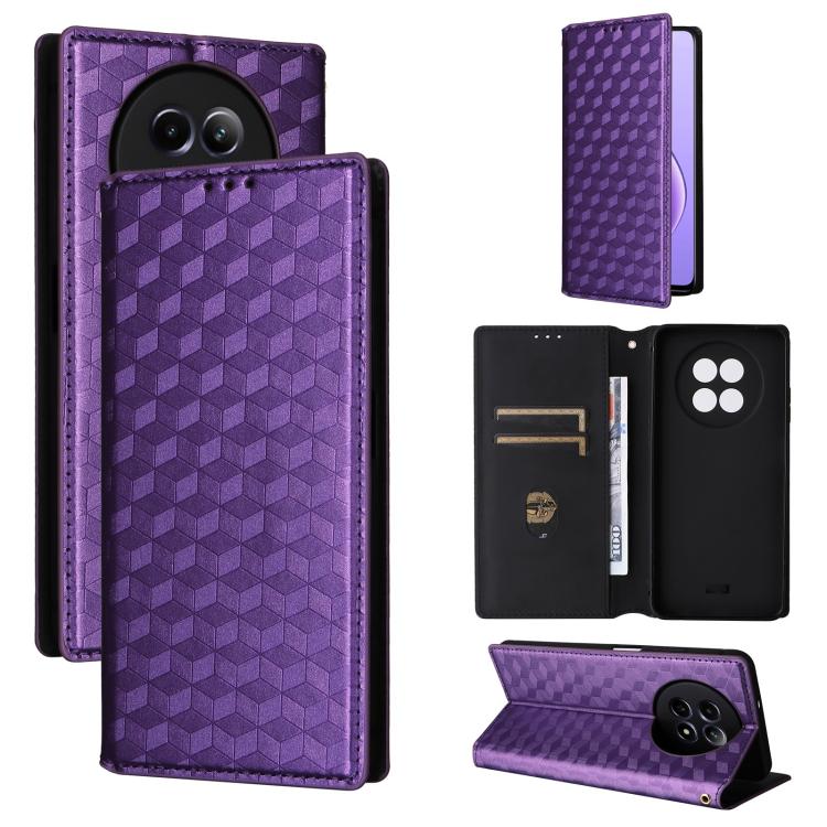 Cubic Grid Texture Flip Leather Phone Case, For Realme 12 5G / 12x 5G, For Realme Narzo 70 Pro 5G / 12+ 5G, For Realme 12 Pro 5G / 12, For Realme 12+ 5G, For Realme Note 50 4G / C5, For Realme 11 4G Global, For Realme 11 5G Global / 11X 5G             ...