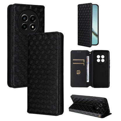 Cubic Grid Texture Flip Leather Phone Case, For Realme 14X 5G Malay / V70 / V70s, For Realme 14 5G Global, For Realme P3 Ultra 5G, For Realme 14 Pro Lite 5G, For Realme Neo7x 5G / P3 5G, For Realme P3 Pro 5G, For Realme 14 Pro+ 5G, For Realme 14 Pro 5G...