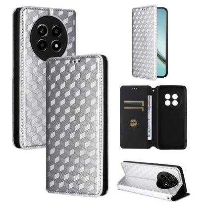 Cubic Grid Texture Flip Leather Phone Case, For Realme 14X 5G Malay / V70 / V70s, For Realme 14 5G Global, For Realme P3 Ultra 5G, For Realme 14 Pro Lite 5G, For Realme Neo7x 5G / P3 5G, For Realme P3 Pro 5G, For Realme 14 Pro+ 5G, For Realme 14 Pro 5G...