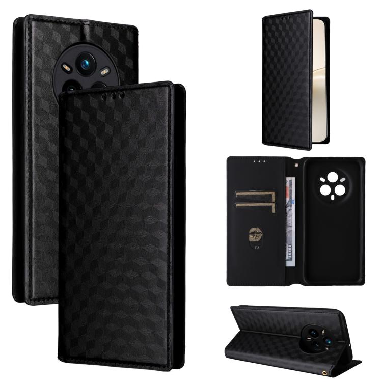 Cubic Grid Texture Flip Leather Phone Case, For Realme 14X 5G Malay / V70 / V70s, For Realme 14 5G Global, For Realme P3 Ultra 5G, For Realme 14 Pro Lite 5G, For Realme Neo7x 5G / P3 5G, For Realme P3 Pro 5G, For Realme 14 Pro+ 5G, For Realme 14 Pro 5G...