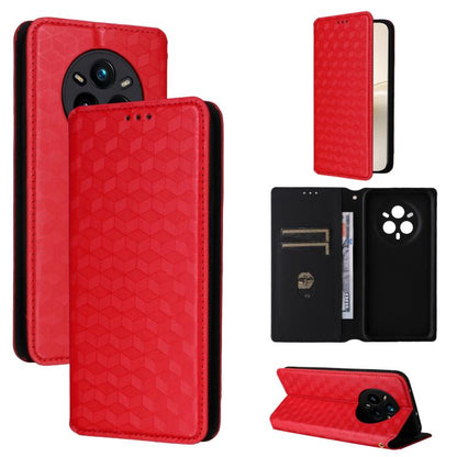 Cubic Grid Texture Flip Leather Phone Case, For Realme 14X 5G Malay / V70 / V70s, For Realme 14 5G Global, For Realme P3 Ultra 5G, For Realme 14 Pro Lite 5G, For Realme Neo7x 5G / P3 5G, For Realme P3 Pro 5G, For Realme 14 Pro+ 5G, For Realme 14 Pro 5G...