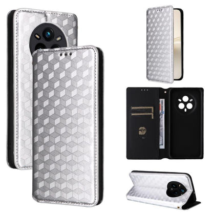 Cubic Grid Texture Flip Leather Phone Case, For Realme 14X 5G Malay / V70 / V70s, For Realme 14 5G Global, For Realme P3 Ultra 5G, For Realme 14 Pro Lite 5G, For Realme Neo7x 5G / P3 5G, For Realme P3 Pro 5G, For Realme 14 Pro+ 5G, For Realme 14 Pro 5G...