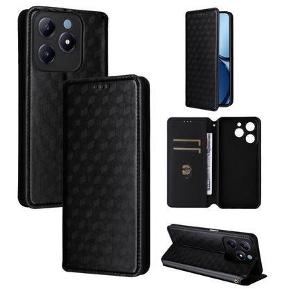 Cubic Grid Texture Flip Leather Phone Case, For Realme 14X 5G Malay / V70 / V70s, For Realme 14 5G Global, For Realme P3 Ultra 5G, For Realme 14 Pro Lite 5G, For Realme Neo7x 5G / P3 5G, For Realme P3 Pro 5G, For Realme 14 Pro+ 5G, For Realme 14 Pro 5G...
