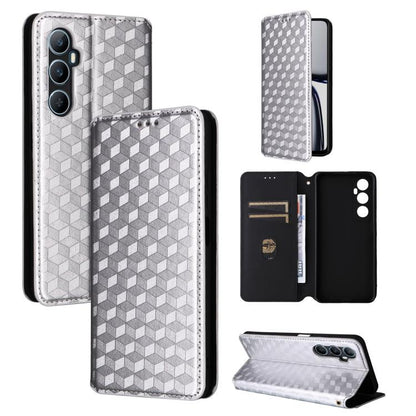Cubic Grid Texture Flip Leather Phone Case, For Realme 12 5G / 12x 5G, For Realme Narzo 70 Pro 5G / 12+ 5G, For Realme 12 Pro 5G / 12, For Realme 12+ 5G, For Realme Note 50 4G / C5, For Realme 11 4G Global, For Realme 11 5G Global / 11X 5G             ...