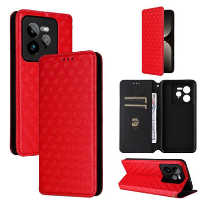 Cubic Grid Texture Flip Leather Phone Case, For Realme 14X 5G Malay / V70 / V70s, For Realme 14 5G Global, For Realme P3 Ultra 5G, For Realme 14 Pro Lite 5G, For Realme Neo7x 5G / P3 5G, For Realme P3 Pro 5G, For Realme 14 Pro+ 5G, For Realme 14 Pro 5G...