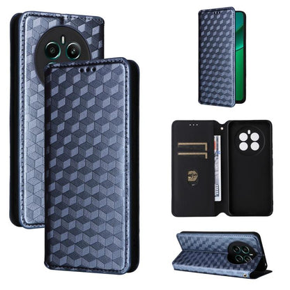 Cubic Grid Texture Flip Leather Phone Case, For Realme 12 5G / 12x 5G, For Realme Narzo 70 Pro 5G / 12+ 5G, For Realme 12 Pro 5G / 12, For Realme 12+ 5G, For Realme Note 50 4G / C5, For Realme 11 4G Global, For Realme 11 5G Global / 11X 5G             ...