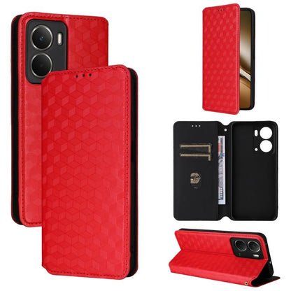 Cubic Grid Texture Flip Leather Phone Case, For Realme 14X 5G Malay / V70 / V70s, For Realme 14 5G Global, For Realme P3 Ultra 5G, For Realme 14 Pro Lite 5G, For Realme Neo7x 5G / P3 5G, For Realme P3 Pro 5G, For Realme 14 Pro+ 5G, For Realme 14 Pro 5G...