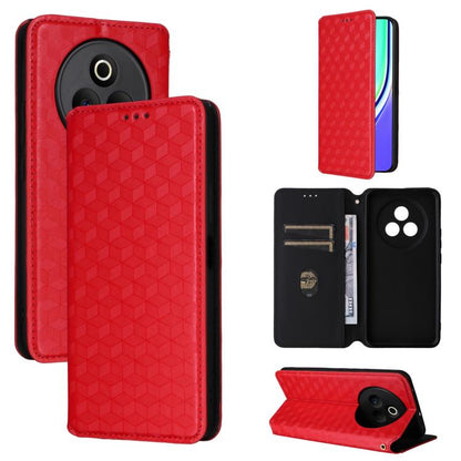 Cubic Grid Texture Flip Leather Phone Case, For Realme 14X 5G Malay / V70 / V70s, For Realme 14 5G Global, For Realme P3 Ultra 5G, For Realme 14 Pro Lite 5G, For Realme Neo7x 5G / P3 5G, For Realme P3 Pro 5G, For Realme 14 Pro+ 5G, For Realme 14 Pro 5G...