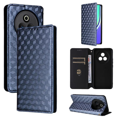 Cubic Grid Texture Flip Leather Phone Case, For Realme 14X 5G Malay / V70 / V70s, For Realme 14 5G Global, For Realme P3 Ultra 5G, For Realme 14 Pro Lite 5G, For Realme Neo7x 5G / P3 5G, For Realme P3 Pro 5G, For Realme 14 Pro+ 5G, For Realme 14 Pro 5G...