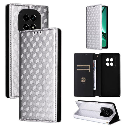 Cubic Grid Texture Flip Leather Phone Case, For Realme 14X 5G Malay / V70 / V70s, For Realme 14 5G Global, For Realme P3 Ultra 5G, For Realme 14 Pro Lite 5G, For Realme Neo7x 5G / P3 5G, For Realme P3 Pro 5G, For Realme 14 Pro+ 5G, For Realme 14 Pro 5G...