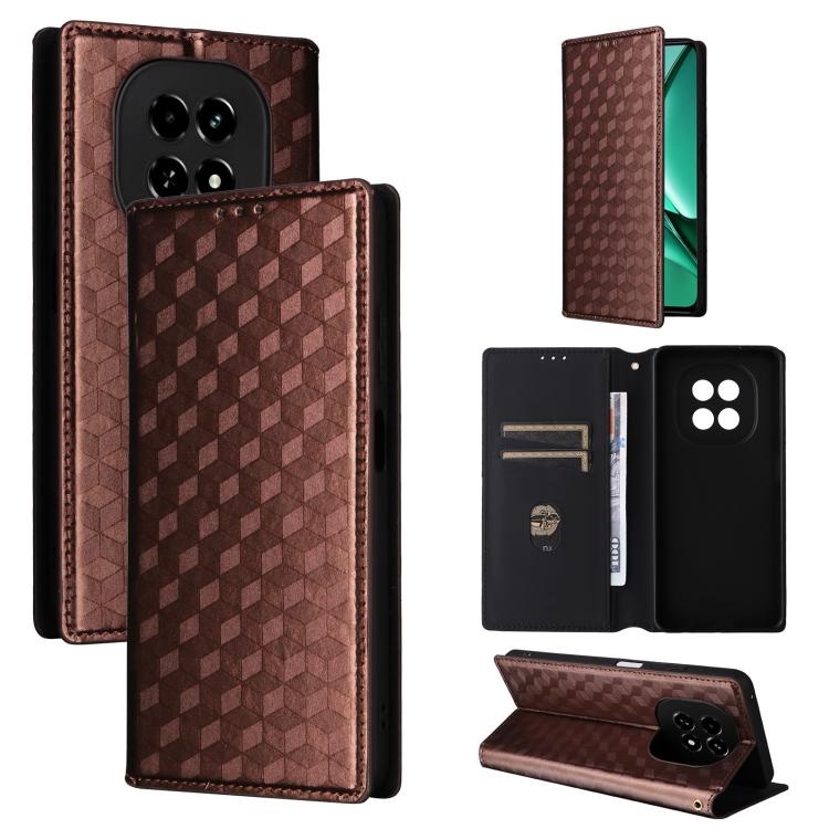 Cubic Grid Texture Flip Leather Phone Case, For Realme 14X 5G Malay / V70 / V70s, For Realme 14 5G Global, For Realme P3 Ultra 5G, For Realme 14 Pro Lite 5G, For Realme Neo7x 5G / P3 5G, For Realme P3 Pro 5G, For Realme 14 Pro+ 5G, For Realme 14 Pro 5G...
