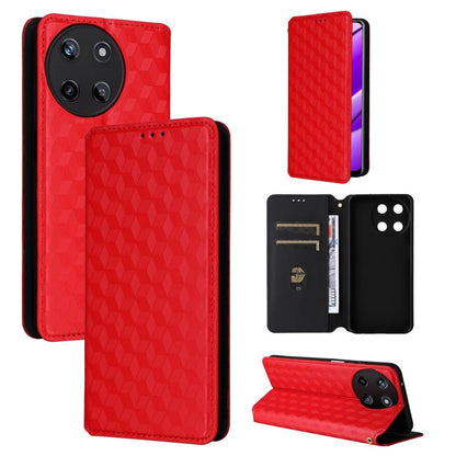 Cubic Grid Texture Flip Leather Phone Case, For Realme 12 5G / 12x 5G, For Realme Narzo 70 Pro 5G / 12+ 5G, For Realme 12 Pro 5G / 12, For Realme 12+ 5G, For Realme Note 50 4G / C5, For Realme 11 4G Global, For Realme 11 5G Global / 11X 5G             ...