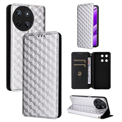 Cubic Grid Texture Flip Leather Phone Case, For Realme 12 5G / 12x 5G, For Realme Narzo 70 Pro 5G / 12+ 5G, For Realme 12 Pro 5G / 12, For Realme 12+ 5G, For Realme Note 50 4G / C5, For Realme 11 4G Global, For Realme 11 5G Global / 11X 5G             ...