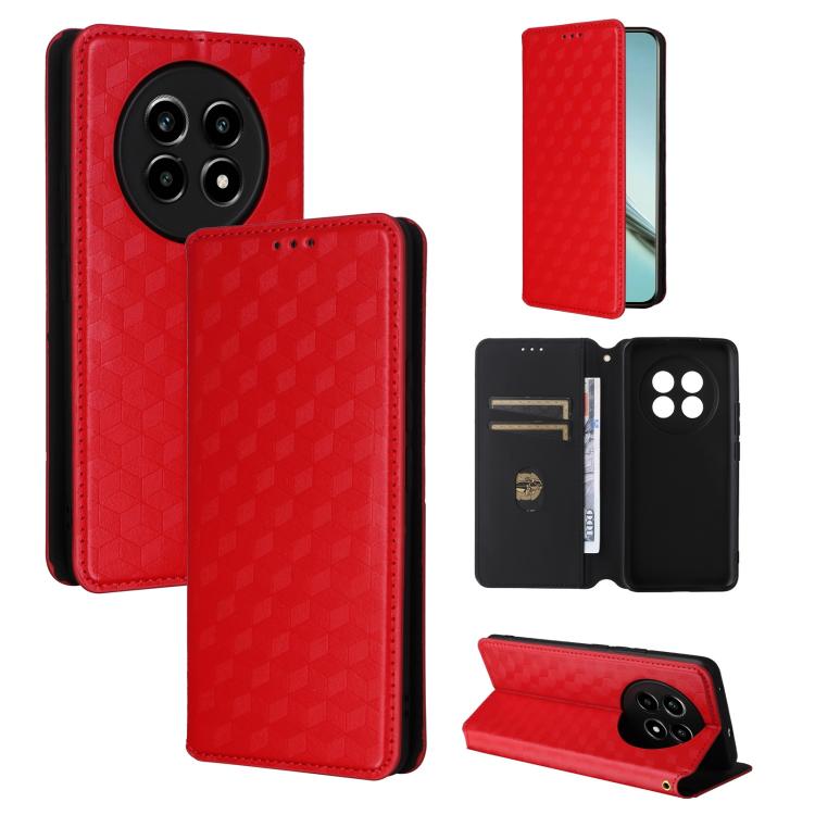 Cubic Grid Texture Flip Leather Phone Case, For Realme 14X 5G Malay / V70 / V70s, For Realme 14 5G Global, For Realme P3 Ultra 5G, For Realme 14 Pro Lite 5G, For Realme Neo7x 5G / P3 5G, For Realme P3 Pro 5G, For Realme 14 Pro+ 5G, For Realme 14 Pro 5G...