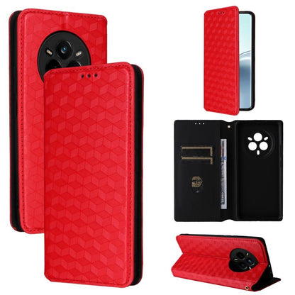 Cubic Grid Texture Flip Leather Phone Case, For Realme 14X 5G Malay / V70 / V70s, For Realme 14 5G Global, For Realme P3 Ultra 5G, For Realme 14 Pro Lite 5G, For Realme Neo7x 5G / P3 5G, For Realme P3 Pro 5G, For Realme 14 Pro+ 5G, For Realme 14 Pro 5G...