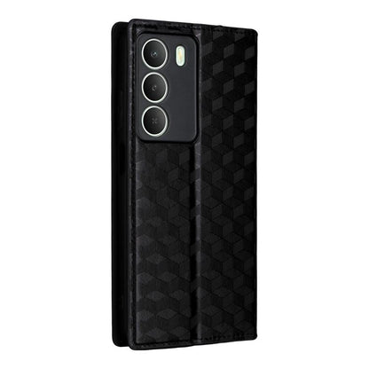 Cubic Grid Texture Flip Leather Phone Case, For Realme 14X 5G Malay / V70 / V70s, For Realme 14 5G Global, For Realme P3 Ultra 5G, For Realme 14 Pro Lite 5G, For Realme Neo7x 5G / P3 5G, For Realme P3 Pro 5G, For Realme 14 Pro+ 5G, For Realme 14 Pro 5G...