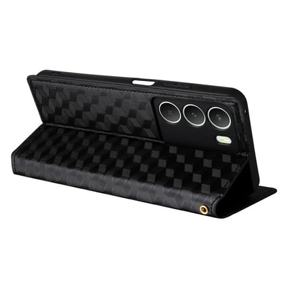 Cubic Grid Texture Flip Leather Phone Case, For Realme 14X 5G Malay / V70 / V70s, For Realme 14 5G Global, For Realme P3 Ultra 5G, For Realme 14 Pro Lite 5G, For Realme Neo7x 5G / P3 5G, For Realme P3 Pro 5G, For Realme 14 Pro+ 5G, For Realme 14 Pro 5G...