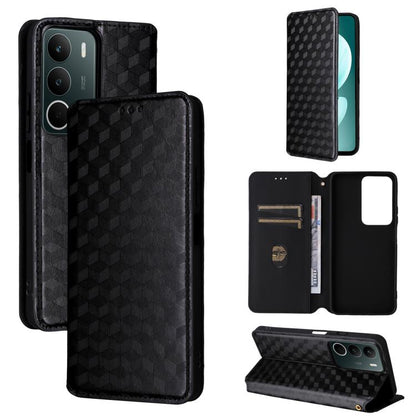 Cubic Grid Texture Flip Leather Phone Case, For Realme C100 4G / C100i 4G / C100x 4G, For Realme P4 Power 5G, For Realme Note 80 4G, For Realme 16 5G, For Realme 16 Pro+ 5G Global, For Realme 16 Pro 5G Global, For Realme C85 5G / 15X 5G                ...