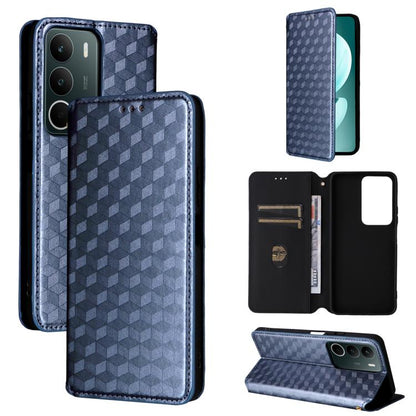 Cubic Grid Texture Flip Leather Phone Case, For Realme C100 4G / C100i 4G / C100x 4G, For Realme P4 Power 5G, For Realme Note 80 4G, For Realme 16 5G, For Realme 16 Pro+ 5G Global, For Realme 16 Pro 5G Global, For Realme C85 5G / 15X 5G                ...