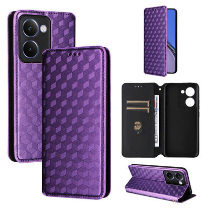 Cubic Grid Texture Flip Leather Phone Case, For Realme 14X 5G Malay / V70 / V70s, For Realme 14 5G Global, For Realme P3 Ultra 5G, For Realme 14 Pro Lite 5G, For Realme Neo7x 5G / P3 5G, For Realme P3 Pro 5G, For Realme 14 Pro+ 5G, For Realme 14 Pro 5G...