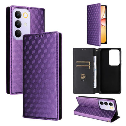 Cubic Grid Texture Flip Leather Phone Case, For Realme C100 4G / C100i 4G / C100x 4G, For Realme P4 Power 5G, For Realme Note 80 4G, For Realme 16 5G, For Realme 16 Pro+ 5G Global, For Realme 16 Pro 5G Global, For Realme C85 5G / 15X 5G                ...