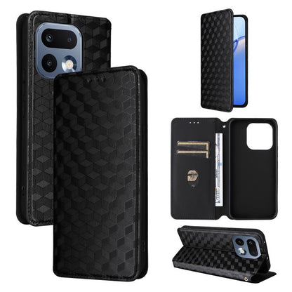 Cubic Grid Texture Flip Leather Phone Case, For Realme C100 4G / C100i 4G / C100x 4G, For Realme P4 Power 5G, For Realme Note 80 4G, For Realme 16 5G, For Realme 16 Pro+ 5G Global, For Realme 16 Pro 5G Global, For Realme C85 5G / 15X 5G                ...