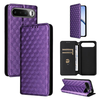 Cubic Grid Texture Flip Leather Phone Case, For Realme C100 4G / C100i 4G / C100x 4G, For Realme P4 Power 5G, For Realme Note 80 4G, For Realme 16 5G, For Realme 16 Pro+ 5G Global, For Realme 16 Pro 5G Global, For Realme C85 5G / 15X 5G                ...