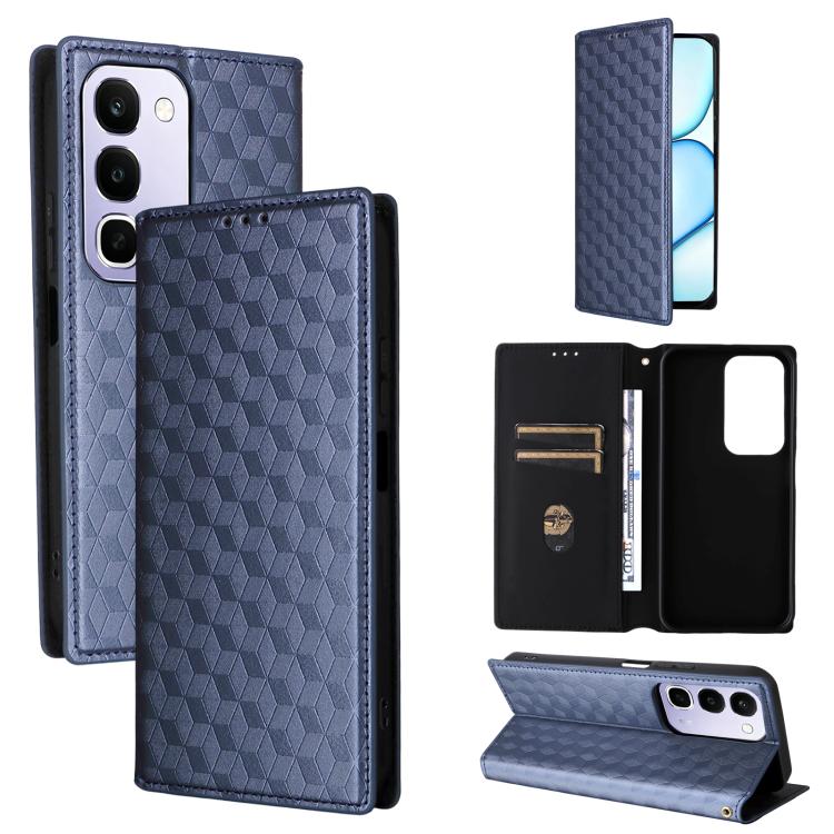 Cubic Grid Texture Flip Leather Phone Case, For Realme C100 4G / C100i 4G / C100x 4G, For Realme P4 Power 5G, For Realme Note 80 4G, For Realme 16 5G, For Realme 16 Pro+ 5G Global, For Realme 16 Pro 5G Global, For Realme C85 5G / 15X 5G                ...