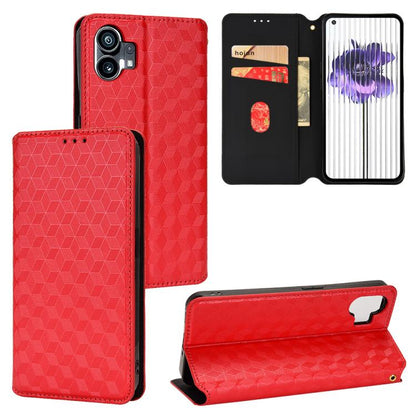 Cubic Grid Texture Flip Leather Phone Case, For Nothing Phone 4b, For Nothing Phone 4a Pro, For Nothing Phone 4a, For Nothing Phone 3a Lite, For Nothing Phone 3, For Nothing CMF Phone 2 Pro, For Nothing Phone 3a, For Nothing Phone 3a Pro               ...