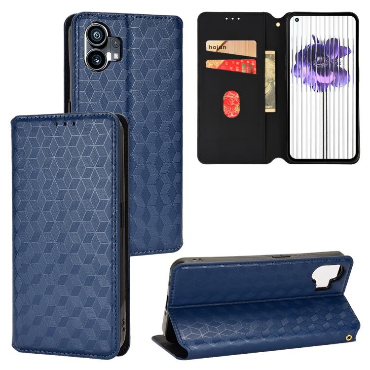 Cubic Grid Texture Flip Leather Phone Case, For Nothing Phone 4b, For Nothing Phone 4a Pro, For Nothing Phone 4a, For Nothing Phone 3a Lite, For Nothing Phone 3, For Nothing CMF Phone 2 Pro, For Nothing Phone 3a, For Nothing Phone 3a Pro               ...