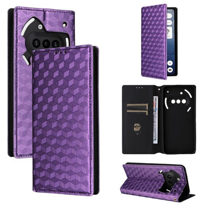 Cubic Grid Texture Flip Leather Phone Case, For Nothing Phone 4b, For Nothing Phone 4a Pro, For Nothing Phone 4a, For Nothing Phone 3a Lite, For Nothing Phone 3, For Nothing CMF Phone 2 Pro, For Nothing Phone 3a, For Nothing Phone 3a Pro               ...