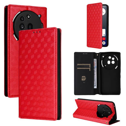 Cubic Grid Texture Flip Leather Phone Case, For Nothing Phone 4b, For Nothing Phone 4a Pro, For Nothing Phone 4a, For Nothing Phone 3a Lite, For Nothing Phone 3, For Nothing CMF Phone 2 Pro, For Nothing Phone 3a, For Nothing Phone 3a Pro               ...