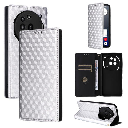 Cubic Grid Texture Flip Leather Phone Case, For Nothing Phone 4b, For Nothing Phone 4a Pro, For Nothing Phone 4a, For Nothing Phone 3a Lite, For Nothing Phone 3, For Nothing CMF Phone 2 Pro, For Nothing Phone 3a, For Nothing Phone 3a Pro               ...