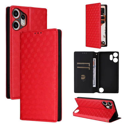 Cubic Grid Texture Flip Leather Phone Case, For Nothing Phone 4b, For Nothing Phone 4a Pro, For Nothing Phone 4a, For Nothing Phone 3a Lite, For Nothing Phone 3, For Nothing CMF Phone 2 Pro, For Nothing Phone 3a, For Nothing Phone 3a Pro               ...