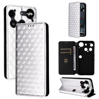 Cubic Grid Texture Flip Leather Phone Case, For Nothing Phone 4b, For Nothing Phone 4a Pro, For Nothing Phone 4a, For Nothing Phone 3a Lite, For Nothing Phone 3, For Nothing CMF Phone 2 Pro, For Nothing Phone 3a, For Nothing Phone 3a Pro               ...