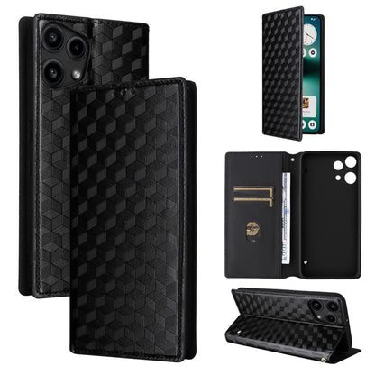 Cubic Grid Texture Flip Leather Phone Case, For Nothing Phone 4b, For Nothing Phone 4a Pro, For Nothing Phone 4a, For Nothing Phone 3a Lite, For Nothing Phone 3, For Nothing CMF Phone 2 Pro, For Nothing Phone 3a, For Nothing Phone 3a Pro               ...