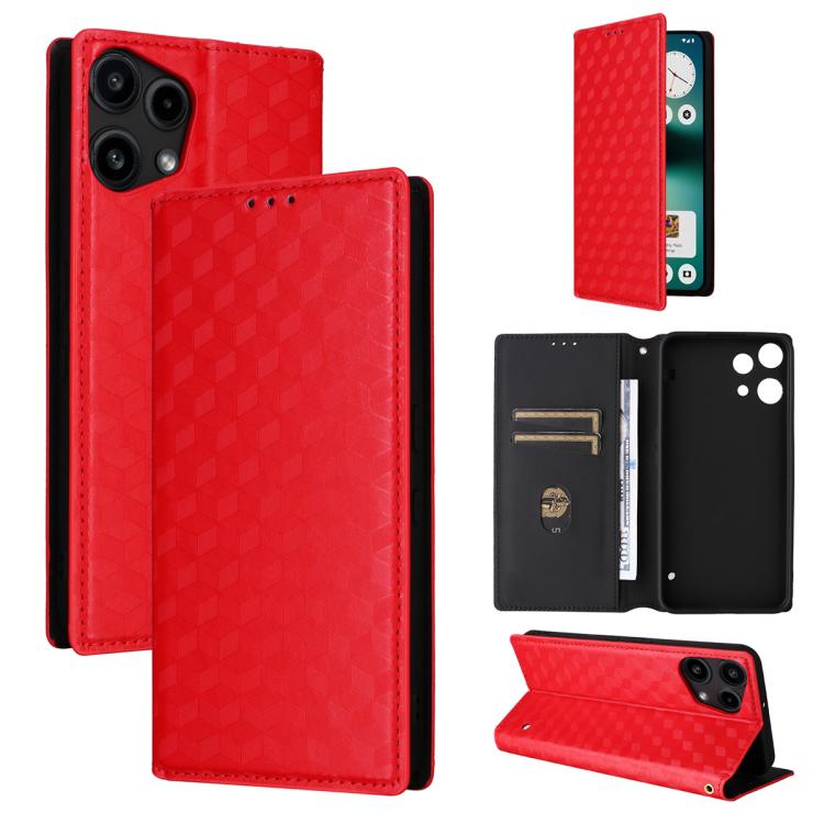 Cubic Grid Texture Flip Leather Phone Case, For Nothing Phone 4b, For Nothing Phone 4a Pro, For Nothing Phone 4a, For Nothing Phone 3a Lite, For Nothing Phone 3, For Nothing CMF Phone 2 Pro, For Nothing Phone 3a, For Nothing Phone 3a Pro               ...