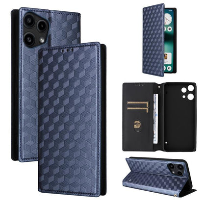 Cubic Grid Texture Flip Leather Phone Case, For Nothing Phone 4b, For Nothing Phone 4a Pro, For Nothing Phone 4a, For Nothing Phone 3a Lite, For Nothing Phone 3, For Nothing CMF Phone 2 Pro, For Nothing Phone 3a, For Nothing Phone 3a Pro               ...