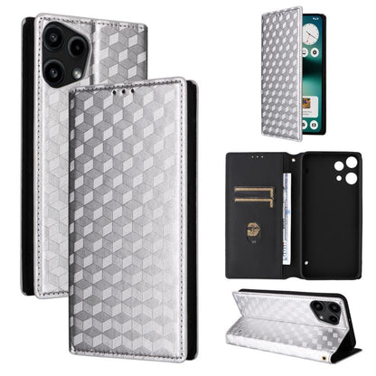 Cubic Grid Texture Flip Leather Phone Case, For Nothing Phone 4b, For Nothing Phone 4a Pro, For Nothing Phone 4a, For Nothing Phone 3a Lite, For Nothing Phone 3, For Nothing CMF Phone 2 Pro, For Nothing Phone 3a, For Nothing Phone 3a Pro               ...