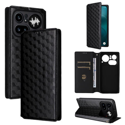 Cubic Grid Texture Flip Leather Phone Case, For Nothing Phone 4b, For Nothing Phone 4a Pro, For Nothing Phone 4a, For Nothing Phone 3a Lite, For Nothing Phone 3, For Nothing CMF Phone 2 Pro, For Nothing Phone 3a, For Nothing Phone 3a Pro               ...
