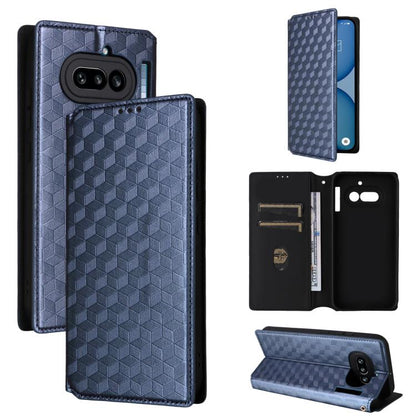 Cubic Grid Texture Flip Leather Phone Case, For Nothing Phone 4b, For Nothing Phone 4a Pro, For Nothing Phone 4a, For Nothing Phone 3a Lite, For Nothing Phone 3, For Nothing CMF Phone 2 Pro, For Nothing Phone 3a, For Nothing Phone 3a Pro               ...