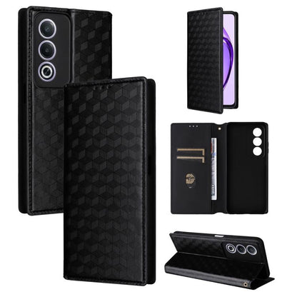 Cubic Grid Texture Flip Leather Phone Case, For OPPO Find X8 5G, For OPPO A3X 5G Global/ 4G / A3 4G / 5G, For OPPO Reno12 F 5G, For OPPO Reno11 A JP / PJH110, For OPPO Reno12 Pro 5G Global, For OPPO Reno12 5G Global, For OPPO A3 Pro 5G Global          ...