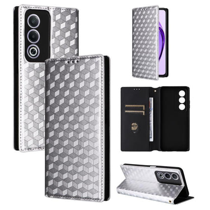 Cubic Grid Texture Flip Leather Phone Case, For OPPO Find X8 5G, For OPPO A3X 5G Global/ 4G / A3 4G / 5G, For OPPO Reno12 F 5G, For OPPO Reno11 A JP / PJH110, For OPPO Reno12 Pro 5G Global, For OPPO Reno12 5G Global, For OPPO A3 Pro 5G Global          ...