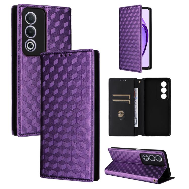 Cubic Grid Texture Flip Leather Phone Case, For OPPO Find X8 5G, For OPPO A3X 5G Global/ 4G / A3 4G / 5G, For OPPO Reno12 F 5G, For OPPO Reno11 A JP / PJH110, For OPPO Reno12 Pro 5G Global, For OPPO Reno12 5G Global, For OPPO A3 Pro 5G Global          ...