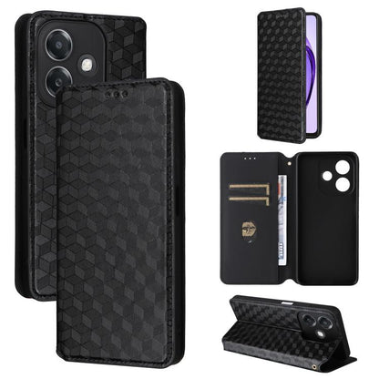Cubic Grid Texture Flip Leather Phone Case, For OPPO Find X8 5G, For OPPO A3X 5G Global/ 4G / A3 4G / 5G, For OPPO Reno12 F 5G, For OPPO Reno11 A JP / PJH110, For OPPO Reno12 Pro 5G Global, For OPPO Reno12 5G Global, For OPPO A3 Pro 5G Global          ...