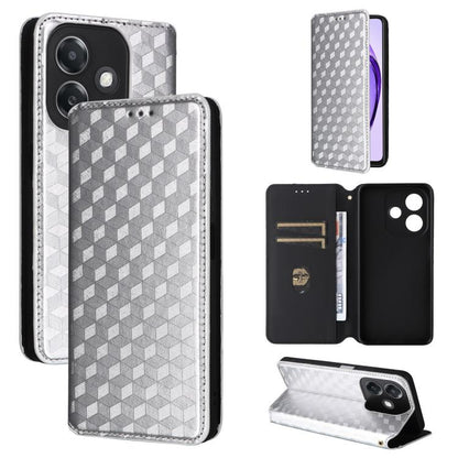 Cubic Grid Texture Flip Leather Phone Case, For OPPO Find X8 5G, For OPPO A3X 5G Global/ 4G / A3 4G / 5G, For OPPO Reno12 F 5G, For OPPO Reno11 A JP / PJH110, For OPPO Reno12 Pro 5G Global, For OPPO Reno12 5G Global, For OPPO A3 Pro 5G Global          ...