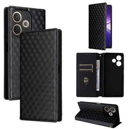 Cubic Grid Texture Flip Leather Phone Case, For OPPO A5x 5G / 4G Global, For OPPO A5 5G / 4G Global / A5M, For OPPO Reno14 Pro Global, For OPPO Reno14 Global, For OPPO K13 5G / K13X 5G / K12S 5G, For OPPO Find X8s+ 5G, For OPPO Find X8s 5G             ...