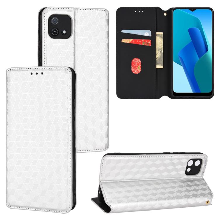 Cubic Grid Texture Flip Leather Phone Case, For OPPO Find X8 Pro 5G, For OPPO Find X6 Pro, For OPPO Find X6, For OPPO A58 5G / A58x / A78 5G, For OPPO A77 4G / A57 4G / A57 5G TW, For OPPO A17k / A17, For OPPO Reno7 A, For OPPO A77 5G / A57 5G 2022    ...